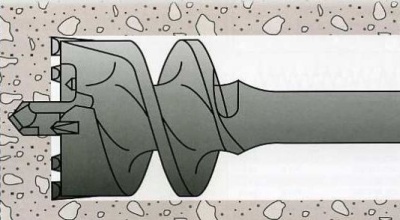 Проломной бур SDS MAX 68x550мм по бетону